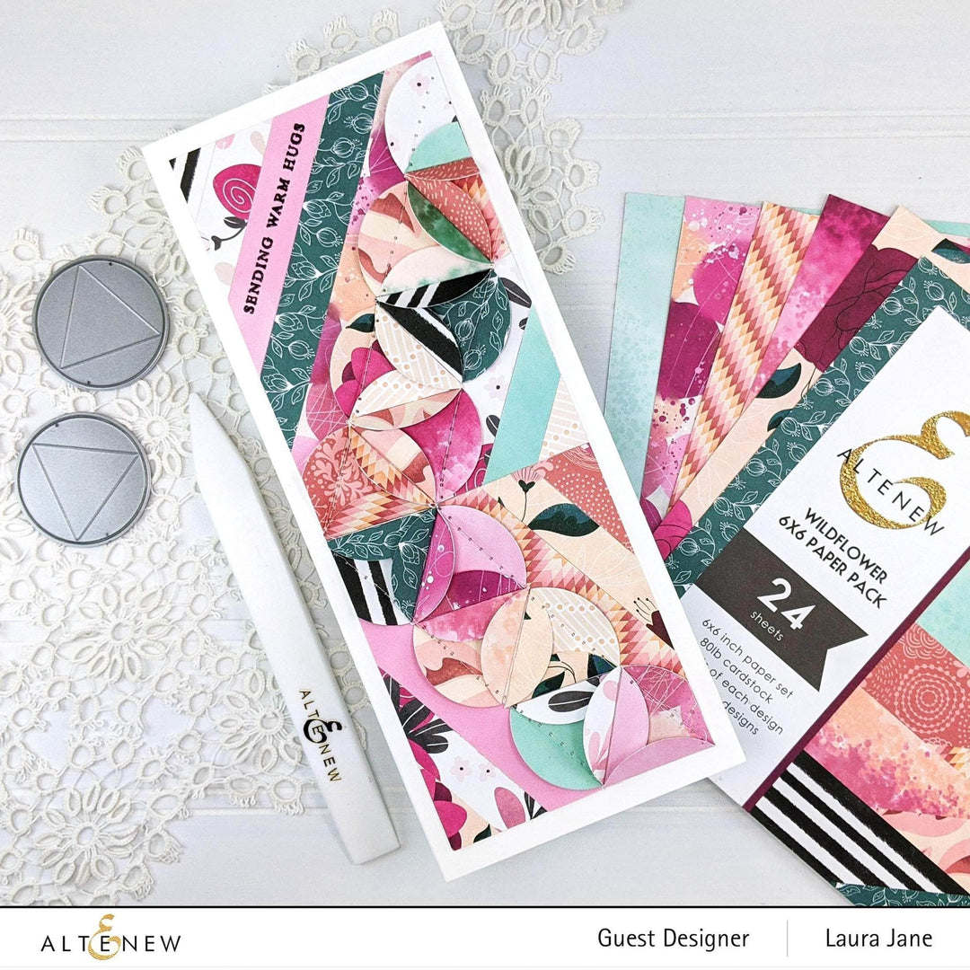 Pexzuh Printing Pattern Paper Wildflower Paper Crafting Collection 12x12 Paper Pack