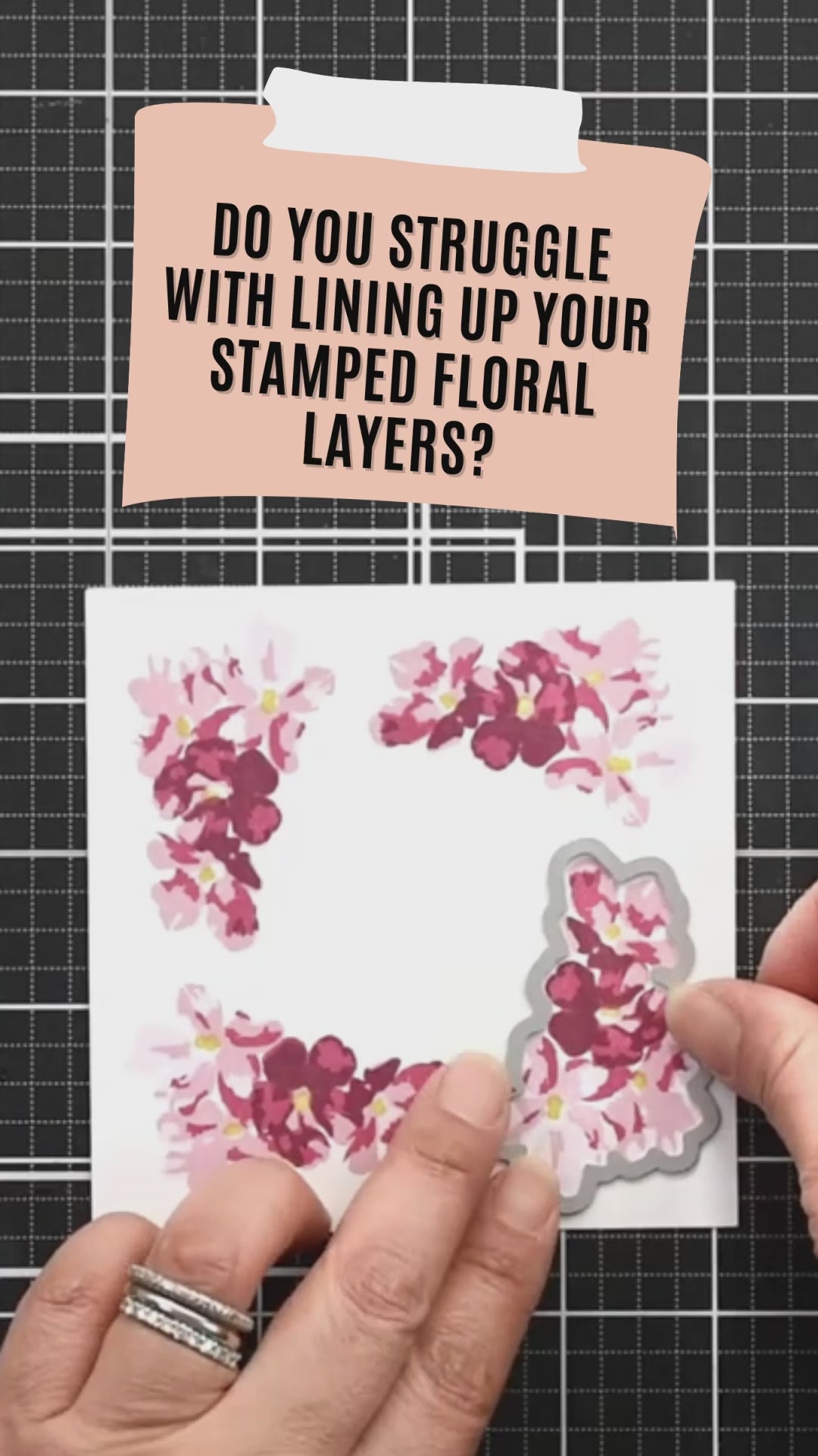 Mini Delight: Painted Posies Stamp & Die Set