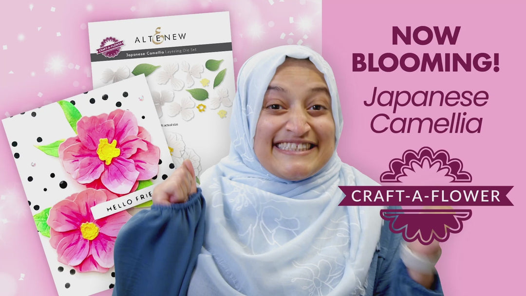 Craft-A-Flower: Japanese Camellia Layering Die Set