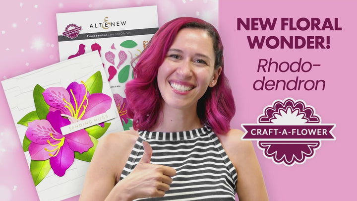 Craft-A-Flower: Rhododendron Layering Die Set