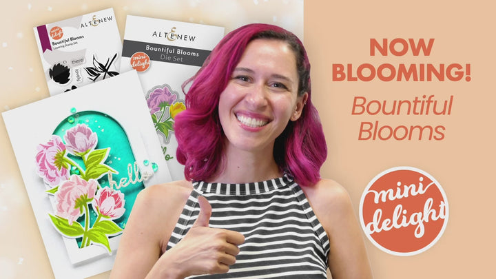 Mini Delight: Bountiful Blooms Stamp & Die Set