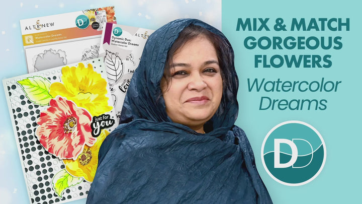 Dynamic Duo: Watercolor Dreams & Add-on Die Bundle
