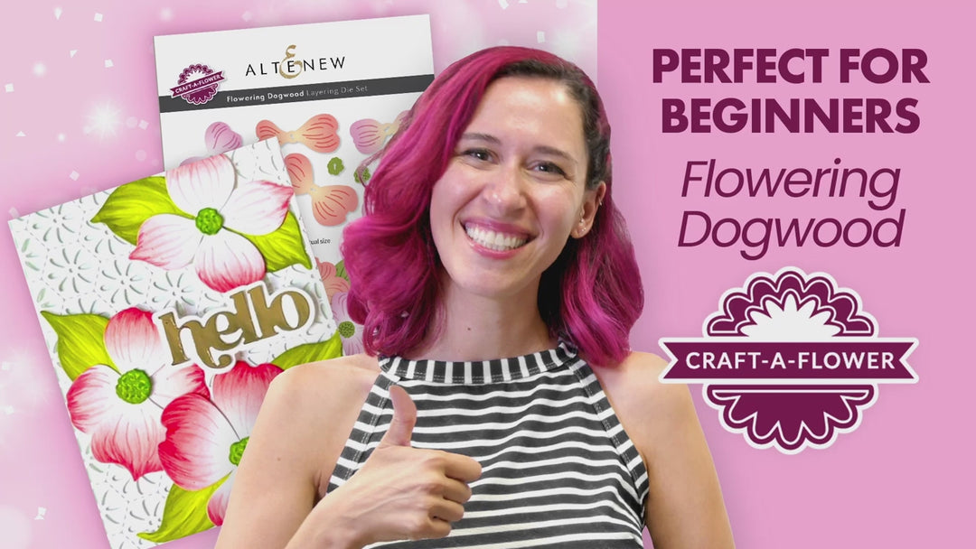 Craft-A-Flower: Flowering Dogwood Layering Die Set