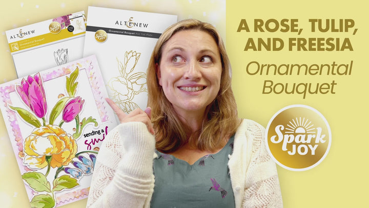 Spark Joy: Ornamental Bouquet Add-on Die