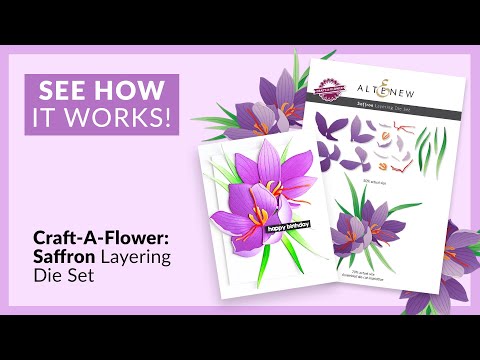 Craft-A-Flower: Saffron Layering Die Set