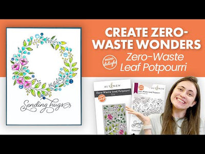 Mini Delight: Zero-Waste Leaf Potpourri Stamp & Die Set