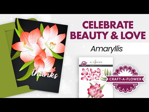 Craft-A-Flower: Amaryllis Die Set