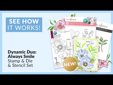 Dynamic Duo: Always Smile & Add-on Die Bundle