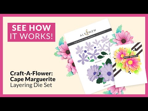 Craft-A-Flower: Cape Marguerite Layering Die Set