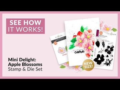 Mini Delight: Apple Blossoms Stamp & Die Set