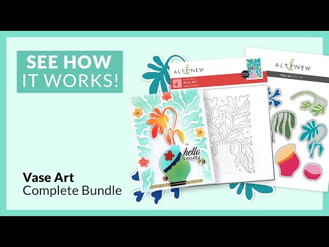 Vase Art Builder Stencil Set (4 in 1)