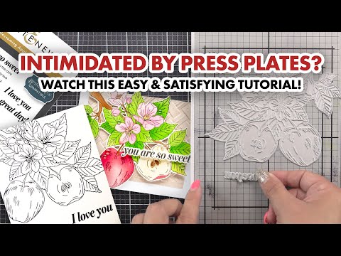 Blossoming Apple Press Plate Set