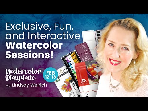 Watercolor Playdate with Lindsay Weirich