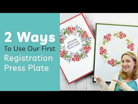 Regal Wreath Registration Press Plate Set