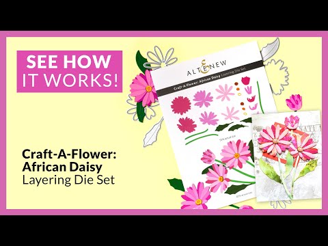 Craft-A-Flower: African Daisy Layering Die Set
