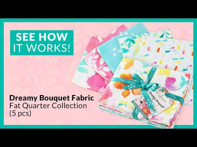 Dreamy Bouquet Fabric Fat Quarter Collection (5 pcs)