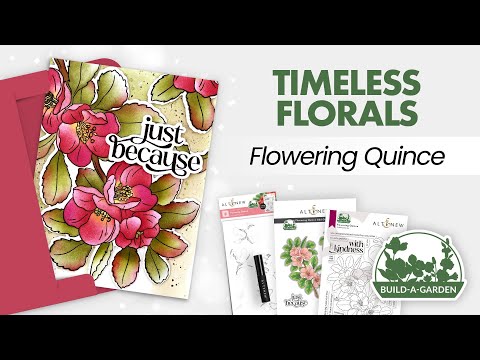 Build-A-Garden: Flowering Quince & Add-on Die Bundle