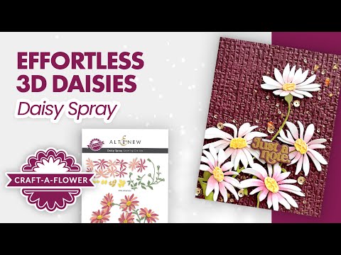 Craft-A-Flower: Daisy Spray Layering Die Set