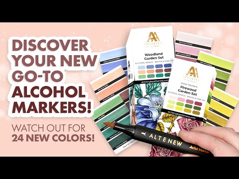 Firewood Garden Artist Alcohol Markers Set M