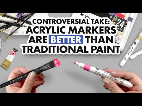 Acrylic Marker 24 Color Set - Vol. 2