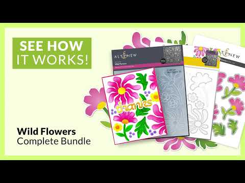 Wild Flowers Stencil Set (3 in 1)