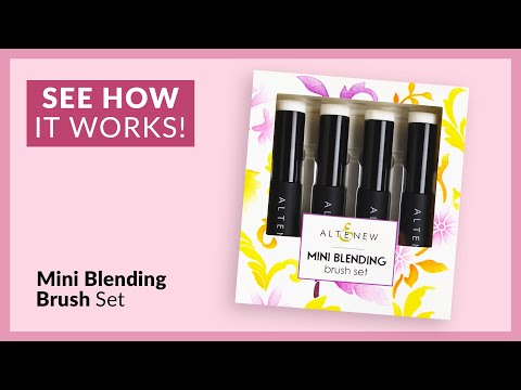 32 Mini Ink Blending Brush Bundle (8 Sets of 4 Brushes)