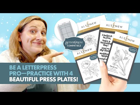 Billowing Flower Press Plates/Foil Plates