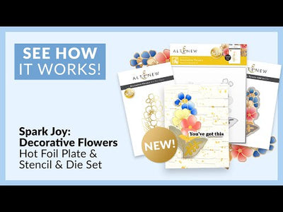 Spark Joy: Decorative Flowers & Add-on Die Bundle