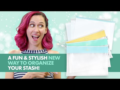 Zip 'n' Stash Pouches Bundle (9 pcs, 3 Assorted Colors)