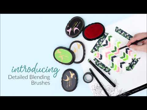 Detailed Blending Brush Set (Angled Bristles)