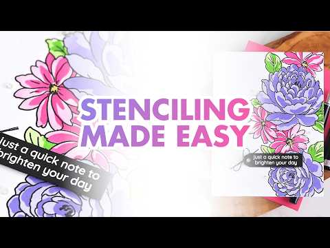 Cascading Flowers Stamp Set