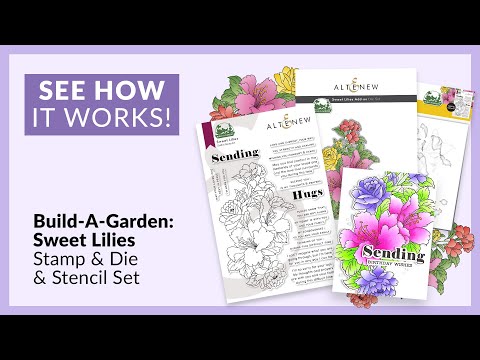 Build-A-Garden: Sweet Lilies Add-on Die Set