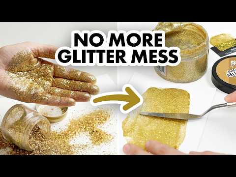 Silver Glitter Relief Paste