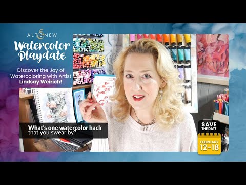 Watercolor Playdate with Lindsay Weirich
