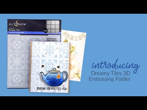 Dreamy Tiles 3D Embossing Folder