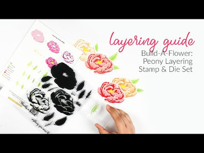 Build-A-Flower: Peony Layering Stamp & Die Set