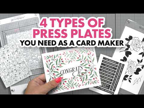 Flowering Hedge Registration Press Plate Set