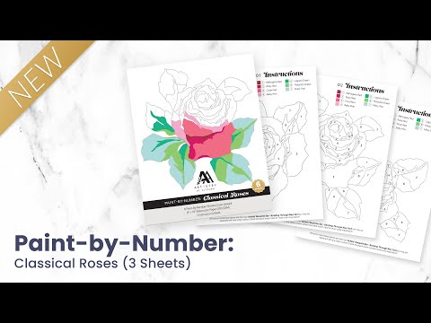 Paint-by-Number: Classical Roses