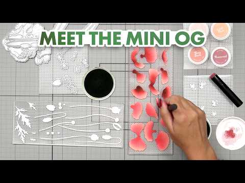 The Original Mini Sticky Mat: 9" x 3.5" (Classic Grid)