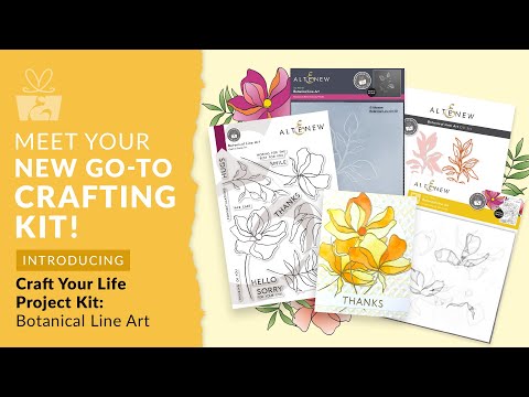 Craft Your Life Project Kit: Botanical Line Art