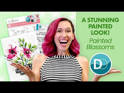 Dynamic Duo: Painted Blossoms