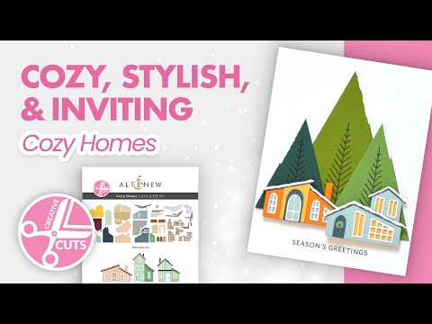 Creative Cuts: Cozy Homes Layering Die Set