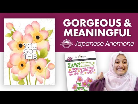 Craft-A-Flower: Japanese Anemone Layering Die Set