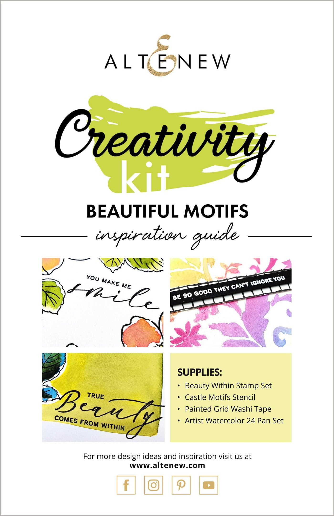 55Printing.com Printed Media Beautiful Motifs Creativity Cardmaking Kit Inspiration Guide