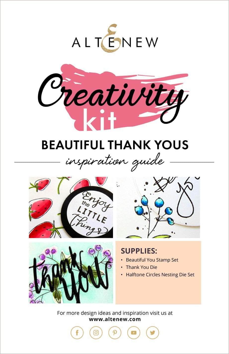 55Printing.com Printed Media Beautiful Thank Yous Creativity Kit Inspiration Guide