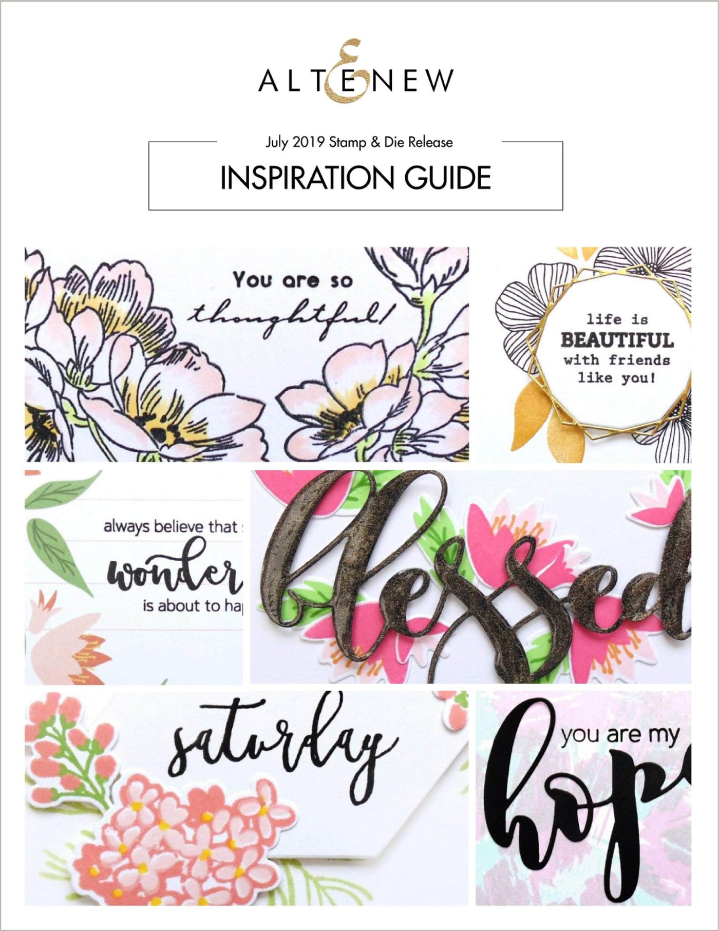 55Printing.com Printed Media Blessed With Hope Stamp & Die Release Inspiration Guide