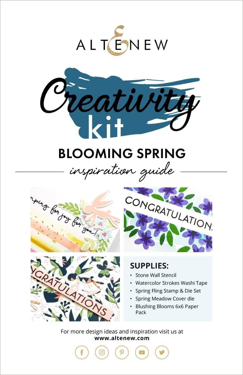 55Printing.com Printed Media Blooming Spring Creativity Kit Inspiration Guide