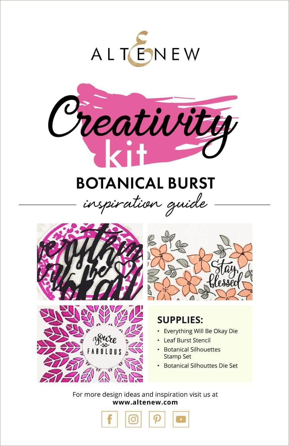 55Printing.com Printed Media Botanical Burst Creativity Kit Inspiration Guide