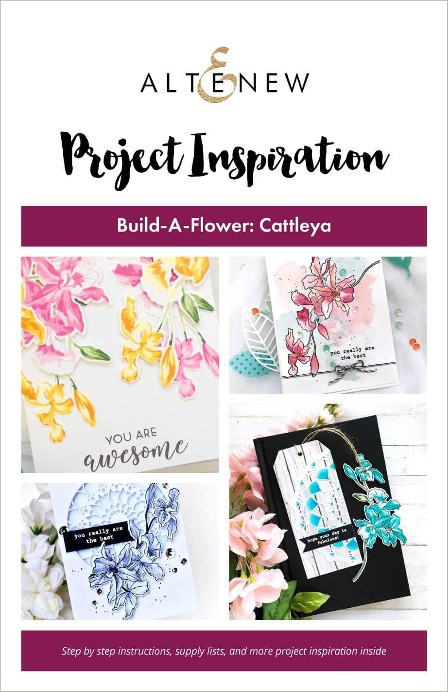 55Printing.com Printed Media Build-A-Flower: Cattleya Project Inspiration Guide