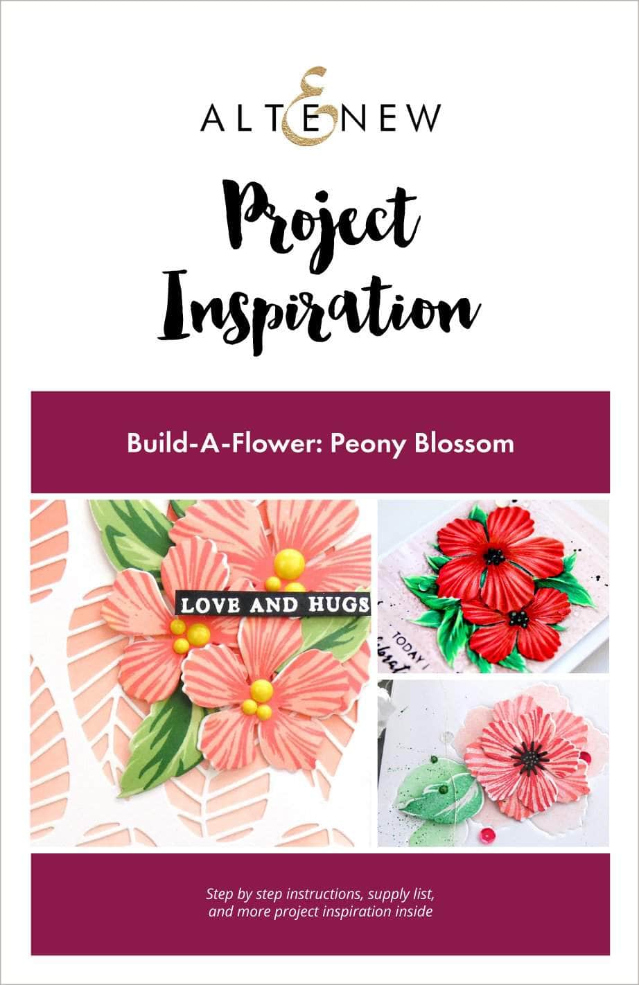 55Printing.com Printed Media Build-A-Flower: Peony Blossom Project Inspiration Guide